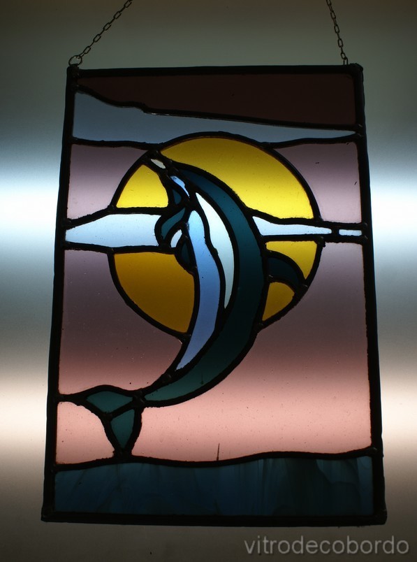 dauphin vitrail